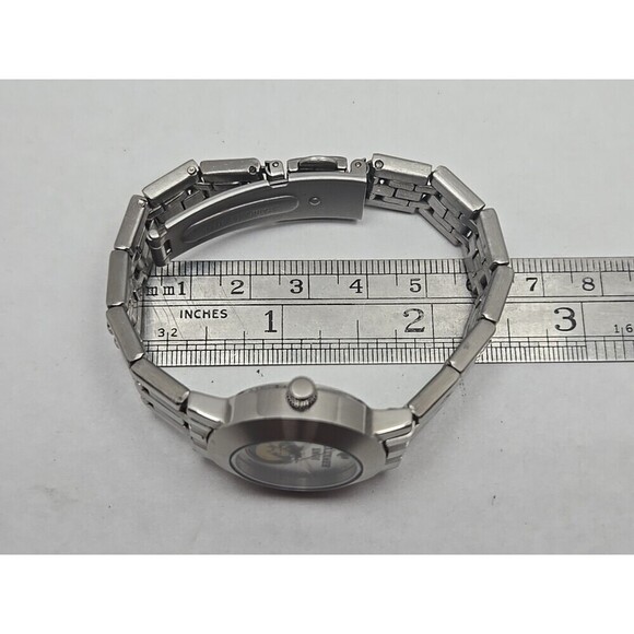 Sun Time Iowa Hawkeyes Stainless Steel Date Quartz Watch New Battery 3ATM Sports - Picture 9 of 10